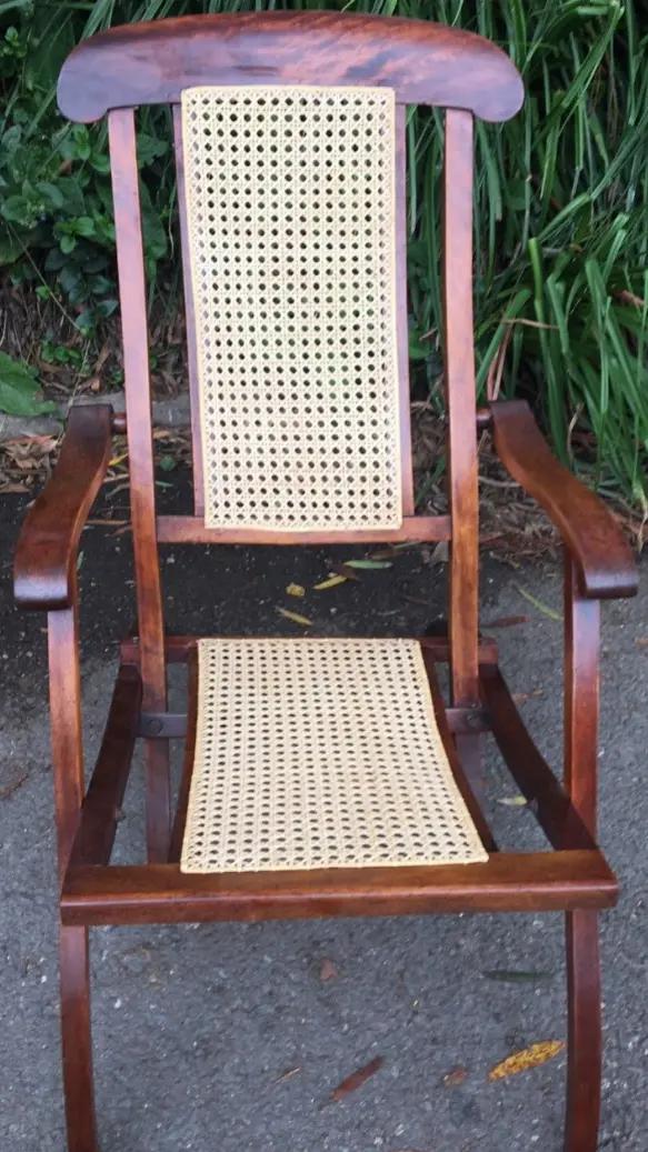 Antique chair after restoration.