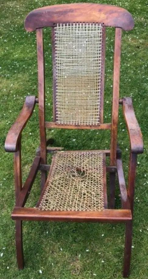 Antique chair before restoration.